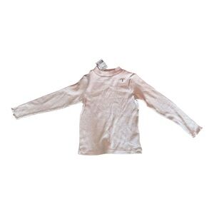 Roots Kids Cooper‎ Sparkle Rib Long Sleeve T-Shirt Pink Size 5–6Y
